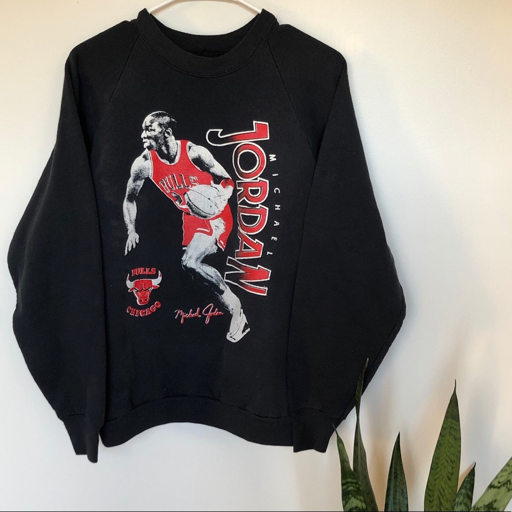 Vintage Michael Jordan Black Crewneck Sweatshirt